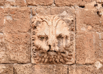 Obraz premium Alméria Espagne Cathedrale de l'incarnation tête de lion