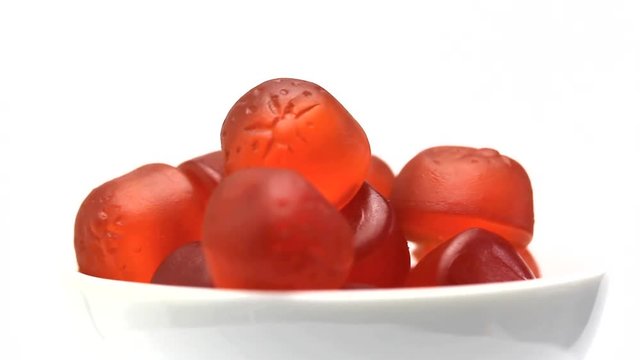 Gominolas con zumo de naranja