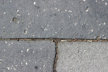 Asphalt cracks fracture surface texture