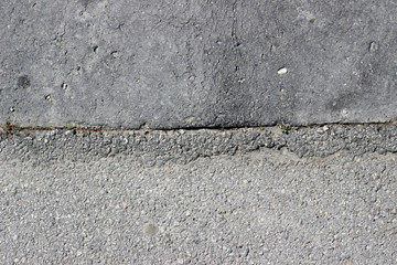 Asphalt cracks fracture surface texture