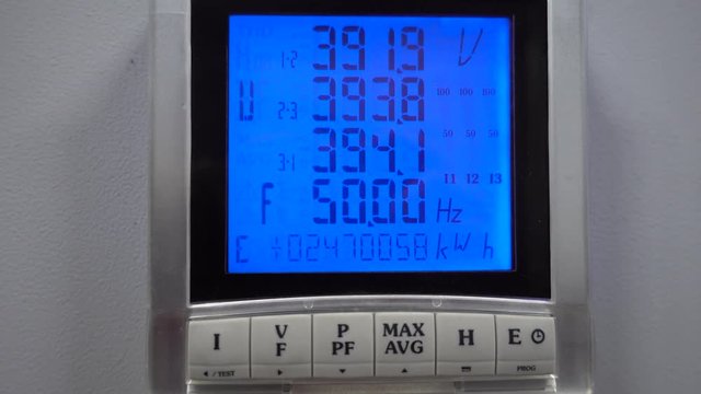 Digital control panel power supply for data center. Uninterruptible power supplies. UPS. 