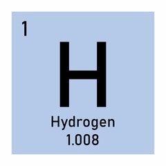 Hydrogen Symbol Illustration
