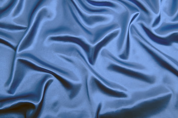 elegant blue silk cloth texture abstract background