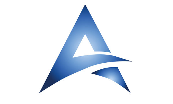 letter a blue
