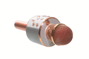 wireless microphone isolated on a white background