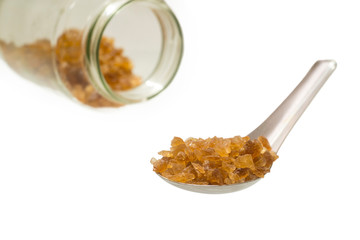 Rock Candy Crystals isolated on a white background