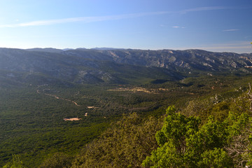 Obraz premium Veduta dell'altopiano del Golgo