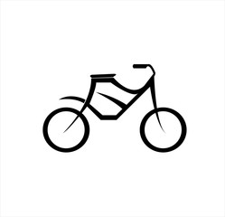 Fototapeta na wymiar vector logo of bike for vehicle company