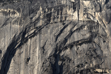 North Dome at sunset in Yosemite National Park