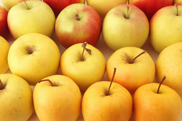 Ripe apples for food texture