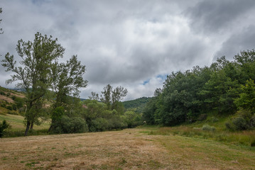Obraz premium Spain. Landscape of the Palencia mountain. Palencia