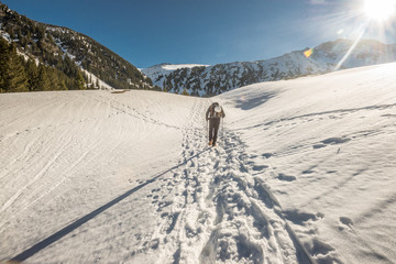 winter in mountains