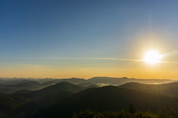 Sonnenaufgang über Pfälzerwald 2