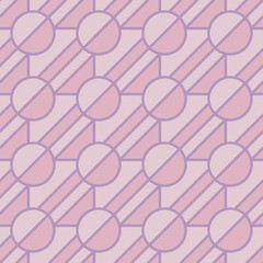 Retro geometric elements in pale colors - abstract lines and figures. Light vector seamless patterns for textile, prints, wallpaper etc. Available in EPS format.