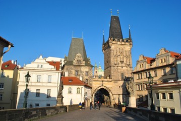 Fototapeta na wymiar Praga - Most Karola