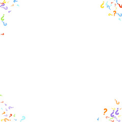 Question marks Quiz doubt survey faq public poll.