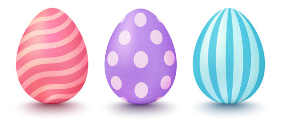 Colorful Easter eggs