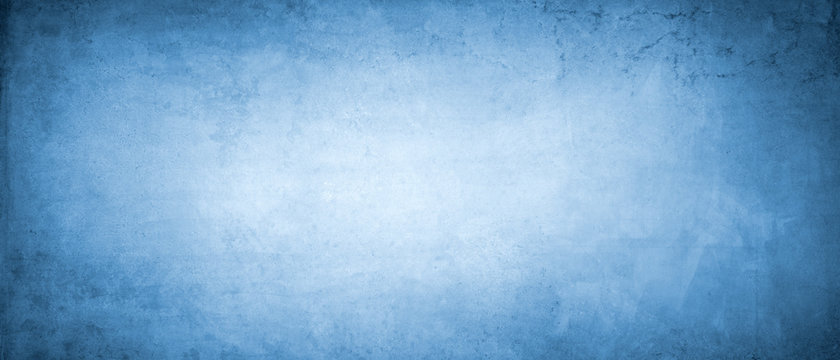 Blue wall with concrete texture as a background