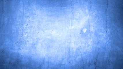 Blue wall with concrete texture as a background