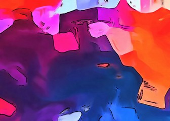Creative abstraction for graphic design. Art painted texture. Background in style of modern painting.