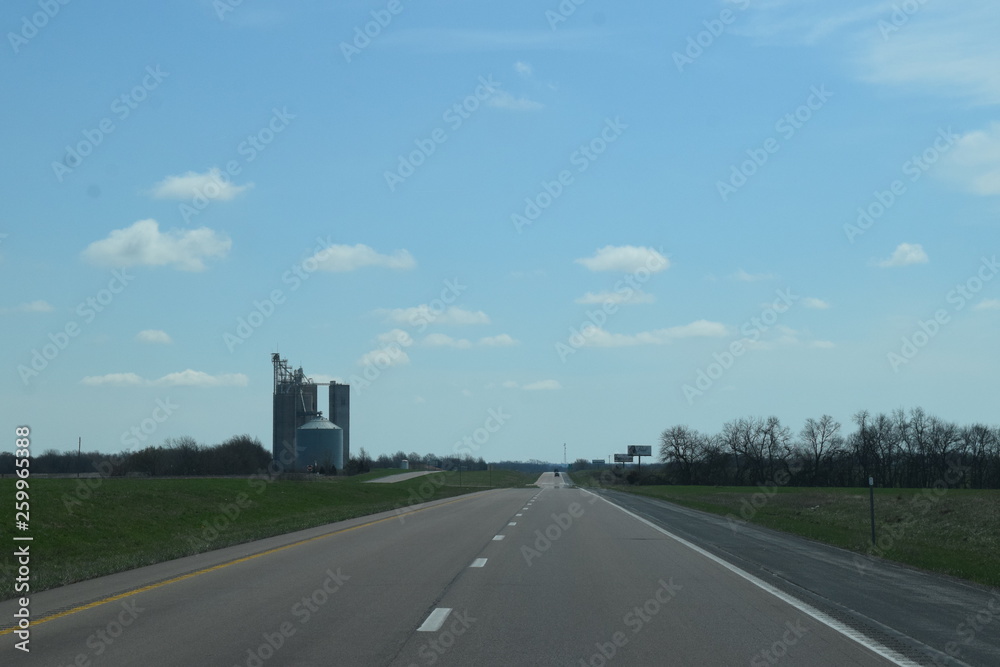 Wall mural Road