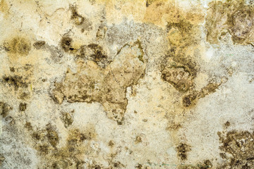 texture of old antique wall, destroyed layer of concrete wall plaster, dark grunge abstract background