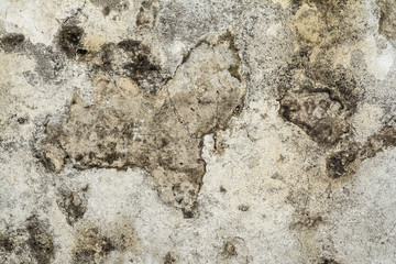 texture of old antique wall, destroyed layer of concrete wall plaster, dark grunge abstract background