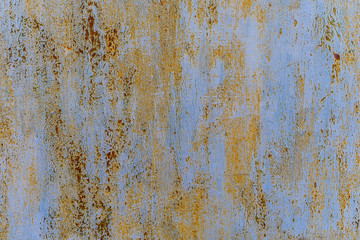 cracked paint on metal surface