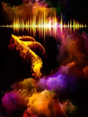 Zelfklevend Fotobehang Realms of Music © agsandrew