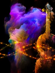 Fotobehang Colorful Music © agsandrew