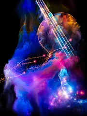 Zelfklevend Fotobehang Colorful Music © agsandrew