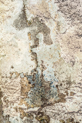 texture of old antique wall, destroyed layer of concrete wall plaster, dark grunge abstract background