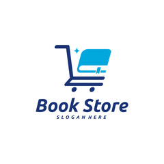 Book Store logo designs concept vector, Book Shop logo symbol