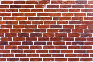 Obraz premium old red brick wall texture background