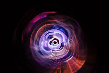 Sound waves in the dark in full color