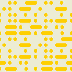 Dots and lines abstract seamless pattern