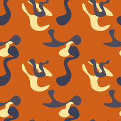 Simple camouflage seamless pattern