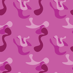 Simple camouflage seamless pattern
