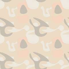 Abstract flames camouflage seamless pattern