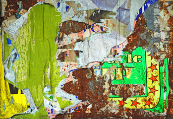 Scratched advertising