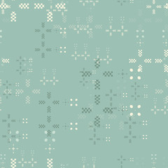 Distressed geometric seamless pattern