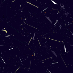 Fototapeta premium Chaotic particles seamless pattern