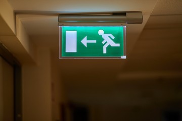 Emergency Exit Sign