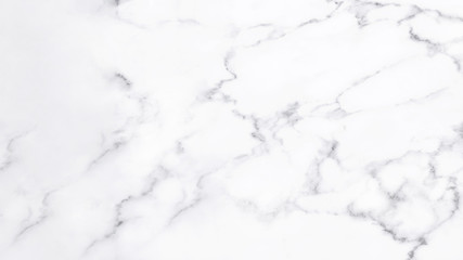 White marble texture with natural pattern for background.