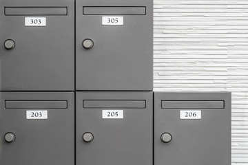 Small letter box at the apartment