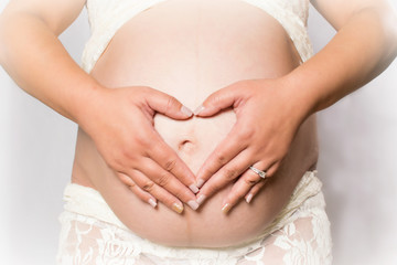 Fototapeta na wymiar Pregnant Maternity Woman 