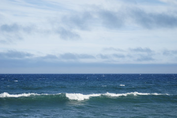 海　波　空　雲　素材