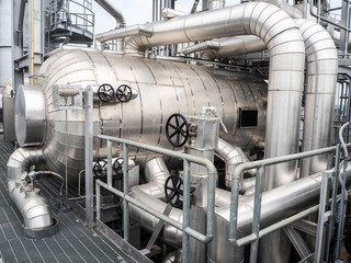 Drum for generator steam of HRSG boilers systems (Heat recovery steam generator) during...