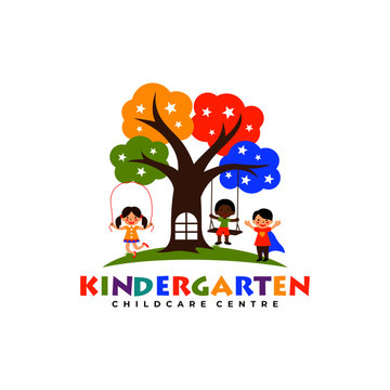 Kids Kindergarten Logo Templates