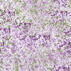 Abstract paint splatter pattern in purple. Seamless Repeating Pattern. Great for surface and textile design.